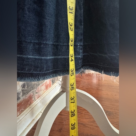 Anthropologie Holding Horses A-Line Denim Strapless Dress, Size 10 - Picture 5 of 8